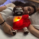 Pelúcia Jesus Salvador 32cm – Boneco com Efeito de Respiração Calmante -Presente Religioso para Crianças e Adultos - Páscoa, Batismo e Oração